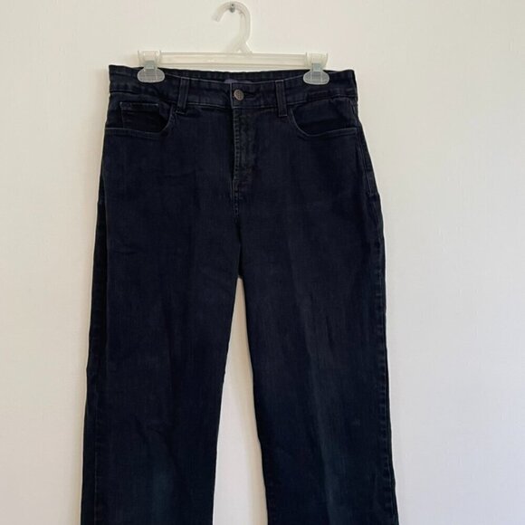 NOT YOUR DAUGHTERS JEANS NYDJ Barbara Bootcut Jeans Dark Wash Five Pocket sz 10 - Picture 3 of 16